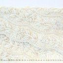 La Regale HONG KONG Beaded EVENING BAG CLUTCH Purses White Cream Sequin Floral Microbeads Photo 0