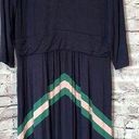 Boden USA Boden Juliet Jersey Knit Dress Navy Blue Stripe Midi UK 20 / US Size 16 R Photo 0