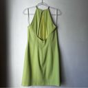 Laundry by Shelli Segal Vintage 90s  Lime Green Mini Dress 10 Photo 3