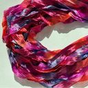 infinity Handmade Necklace /  Scarf Pink Bohemian NWT Photo 3