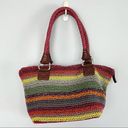 The Sak  Y2K Multicolor Woven Boho Mini Satchel Photo 4