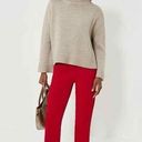 Tuckernuck  Compression Knit Ashford Pants Red Small Crop Pull On Photo 0