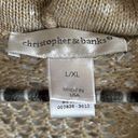 Christopher & Banks  cowl neck layering sweater size L/XL beige/tan Photo 1