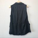 Dear John  Denim Waterfall Black Utility Vest S Photo 1