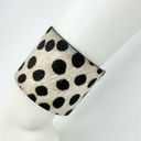 Animal Print Cheetah Faux Fur Cuff Bracelet NEW Gray Photo 8