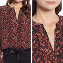 Something Navy NWT  Easy Volume Floral Blouse XS Photo 1