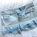 Aeropostale Y2k Low Rise Ripped Jean Shorts Photo 2