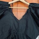 Tuckernuck  Hyacinth House by Margaux Blouse Flutter Sleeve Black Size Small Photo 9