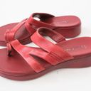 Baretraps Vintage 90s Bare Traps Red Leather Toe Sandals Photo 2