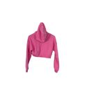 Naked Wardrobe  Pink Crop Hoodie - Size Small NWOT Photo 1