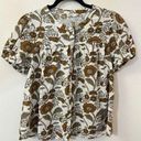 Faherty  Juliet Button Down Blouse M Photo 0