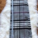 V. Fraas Gray Plaid Winter Scarf Photo 4