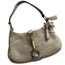 Coach  Vintage Y2K Hampton Pebbled Leather Sand Gold Hardware Shoulder Bag Purse Photo 0