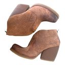 Kork-Ease  KORKS Brown Snake Gemini Leather Booties Photo 1