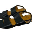 The Cove Coclico Sandal in Black Leather Flats Size 36.5 US 6.5 Photo 2