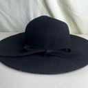 Pacific&Co San Diego Hat  Felted 100% Wool Hat Wide Brim Floppy SunHat Black Photo 1