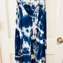 Acemi blue/white tye dye sleeveless dress boho Photo 1