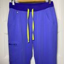 FIGS  | Zamora 6-Pocket Jogger Scrub Pants in Blueberry Purple Size Small TALL Photo 5