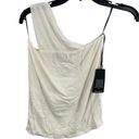 Michael Lauren  Cream One Shoulder Atwood Tank XS New Photo 1