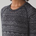 Lululemon  Rest Less Tight Knit Pullover in Heathered Black Women’s Size 6 Photo 9