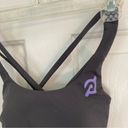 Lululemon  Athletica charcoal grey sports bra, inner tags, size 4, collab, active Photo 3