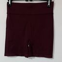 Aura  Burgundy Seamless Shorts Size Medium - large Photo 0