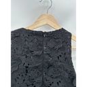 Cynthia Rowley  Black Floral Lace Rear Zip Fit and Flare Mini Dress Womens Size 4 Photo 6