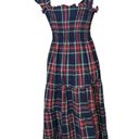 Hill House Ellie Nap Dress Navy Tartan Plaid Limited Edition Size Small Photo 5