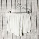 Stars Above  white gauze short sleeve notch collar top & shorts pj set size small Photo 9