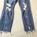 Abercrombie & Fitch Abercrombie Fitch Womens Jeans Size 6 Mom Jean High Rise Distressed Raw Hem Photo 9