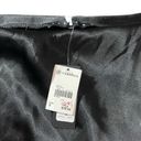 Tiana B NWT .  Women's Black Satin Midi Skirt Size Small Photo 2