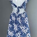 American Eagle New w/ $54 Tags  Blue Flower Sundress Dress Women’s size XL Photo 3