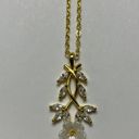 Trendy Jewels Gold Crystal Rhinestone Trendyol Jevylove Flower Yellow Gold Accessories Necklace  Photo 4