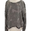 All Saints Striped Crop Sweater Flare Sleeve Women Size Medium | 45-47 Photo 0