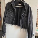 Topshop Cropped Denim Jacket Photo 0