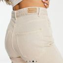 Pull & Bear  high waisted straight leg dad jeans in Beige  Photo 2