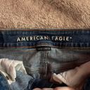 American Eagle Outfitters Ripped Denim Jean Skirt Photo 1