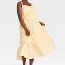 The nines by hatch yellow tiered maxi dress Size M Photo 0