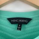 Ming Wang  Cardigan Jacket Size Small Open Front Classic Texture Knit Lightweight Photo 2