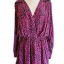 Zadig & Voltaire  Reveal Leopard Print Dress Hot Pink Black MSRP $398 Large NWT Photo 2