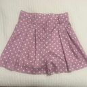 ZARA Light Purple Polka Dot Shorts Photo 0