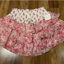 Altar'd State New! 2 Pc Altar’d State XS Fancy Briella Pink Floral Top & Tiered Skirt *love* Photo 3