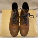 Krass&co Thursday boot  brown leather everyday combat cap toe ankle boots grunge 7.5 Photo 3
