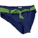 L.L.Bean NWT  Crescent Beach Blue and Green Belted Bikini Bottom Size 16 Photo 11