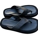 Tony Bianco  Ives chunky flip flop sandals in black leather 8 Photo 3