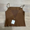 L'Academie NWT  Katlyn Top in Brown Size S Photo 4