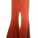 Blank Paige  Women's Bring it Back Flare Denim Burnt Orange High Waist sz. L Photo 0