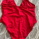 Pretty Little Thing Red One- Piece Bathing Suit Photo 3