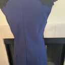 Betsey Johnson Betsy Johnson midnight Blue/ Embroidered lace dress size 6 Photo 4