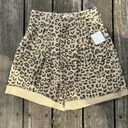 Free People Dogtown Tan Cheetah Print High-Waisted Cut-Off Shorts Size 25 Photo 2